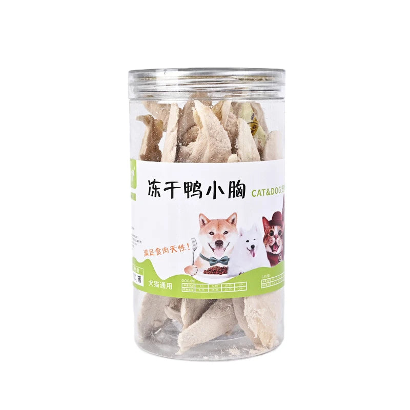 Freeze-dried cod grain cat snacks canned pet freeze-dried dog food mixed food puppy cat puppy nutrition hair freeze-dried