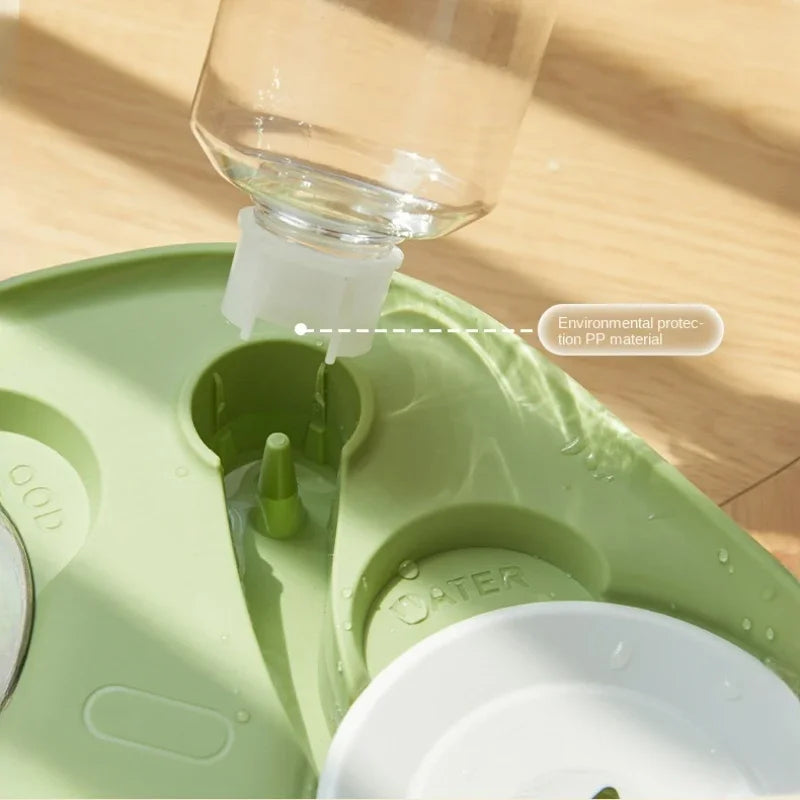 Cat Feeder, Water Feeding Bowl, Water and Food Integrated Two-in-one Pet Cat Bowl, Pet Supplies, Feeding Accessories