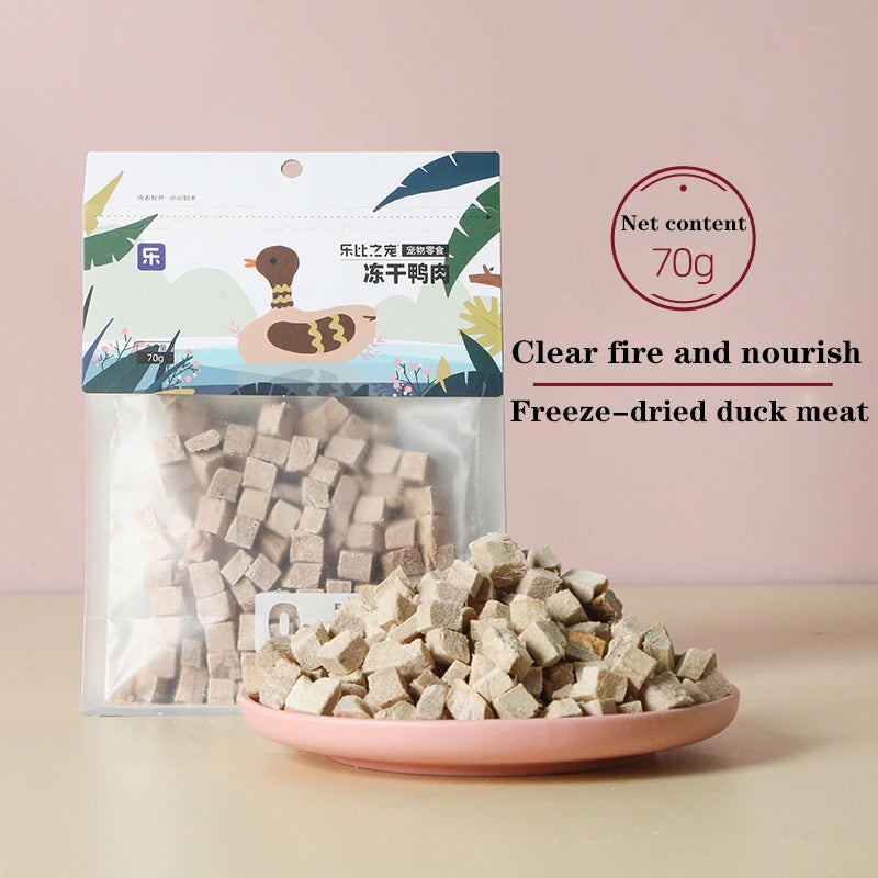 Pet Freeze-Dried Snacks, Freeze Dried Chicken, Breast, Chicken Pellet, Small Quail, Mixed, 500g