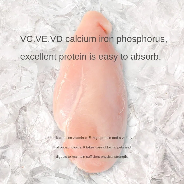 Pet freeze-dried chicken cat dog snack chicken pieces freeze-dried pieces