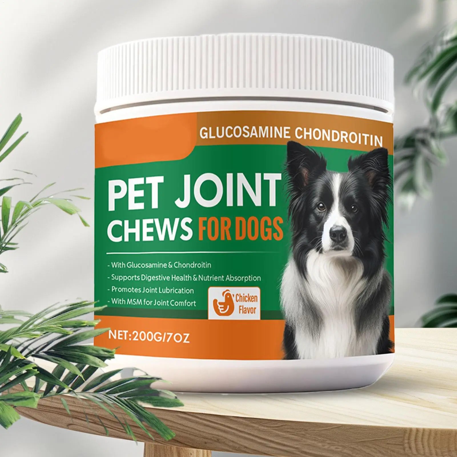 Joint Supplement For Dogs Natural Chews Pill 100-piece Dog Hip & Joint Care For Home Travel Daily Care Digestive Absorption Pet