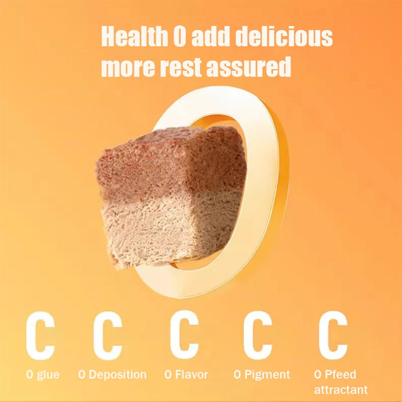Small frozen double-layer freeze-dried chicken liver and chicken breast nutrition fattening rabbit blood freeze-dried dog snacks
